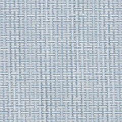 F Schumacher Brickell Blue 75930 Indoor / Outdoor Prints and Wovens Collection Upholstery Fabric