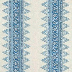 F Schumacher Foxglove  Indigo 180721 by Mark D. Sikes Upholstery Fabric