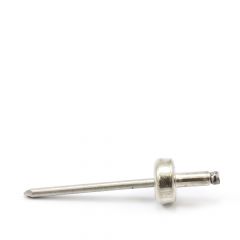 DOT® Durable™ Blind Rivet Stud 93-X8-10314-2A Nickel-Plated Brass / Stainless Steel Mandrel 1000 pack