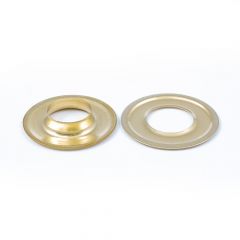 DOT® Grommet with Plain Washer #6 (2000706-5000TXG) Brass 13/16" 10-gross (1440)