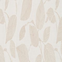 Robert Allen Sunbrella Falling Fronds Toast 259605 Upholstery Fabric