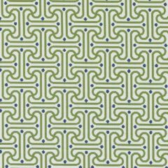 Duralee 15699 Blue / Avocado 71 Upholstery Fabric