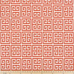 Premier Prints Towers Orange Indoor-Outdoor Upholstery Fabric