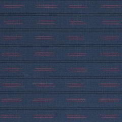 F Schumacher Ainsley Stripe Navy 78581 Indoor Outdoor Prints and Wovens Collection Upholstery Fabric