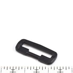 Fastex® Snaphook Retainer 1-1/2" Delrin Black #108-0150