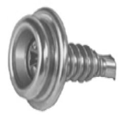 DOT® Durable™ Screw Stud 93-X8-103027-2A Nickel-Plated Brass / Stainless Steel Screw 5/8 inch 1000 pack