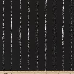 Premier Prints Carlo Black Indoor-Outdoor Upholstery Fabric