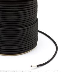 Patio Lane Polypropylene Covered Elastic Cord #M-4 1/4 inches x 500 feet Black