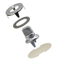 Common Sense® Cloth-to-Cloth Snap Fastener Set (Nickel-Plated Brass)