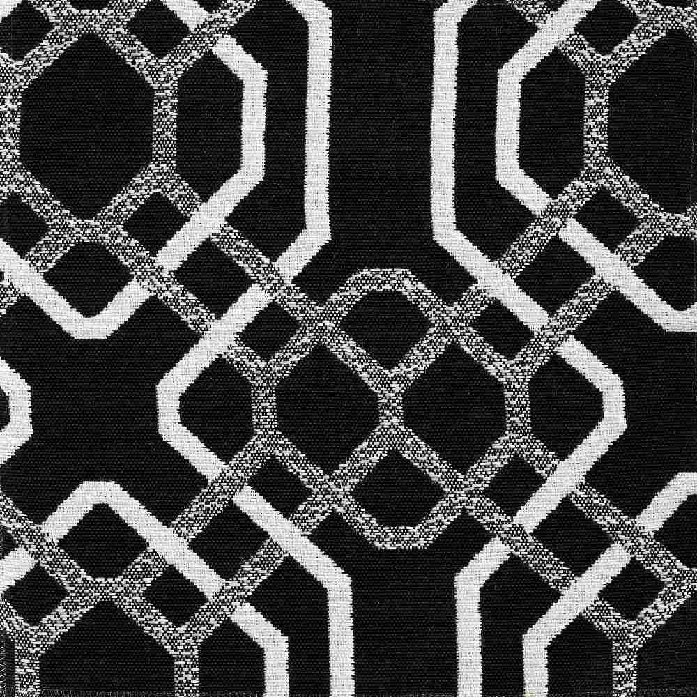 Black White Upholstery Fabric Black White Geometric Fabric for